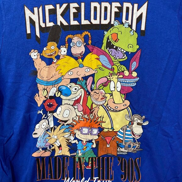 Nickelodeon Made In The 90's World Tour T-Shirt Small - Picture 2 of 4